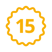 15 jaar garantie op onze producten 15 jaar garantie op onze producten